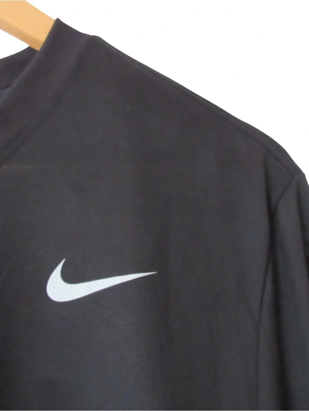 Nike Dri FIT Legend Mens Long Sleeve Fitness Top Large Black Athletic Workout